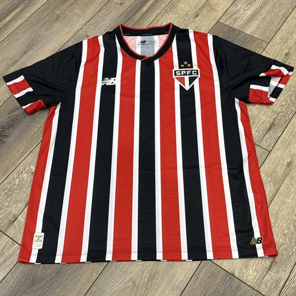 New Balance 2024 Sao Paulo FC Brazil SPFC Soccer Jersey Football Mens Size XL - Picture 1 of 12